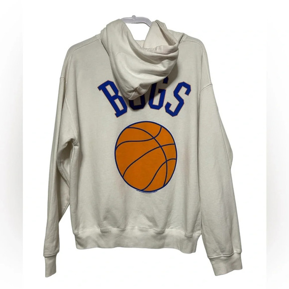 FREEZE Space Jam 2 Tune Squad Looney Tunes White Hoodie Size XL - Picture 2 of 6